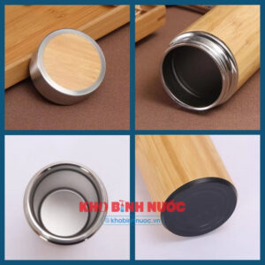 Cấu tạo bình giữ nhiệt gỗ khắc tên