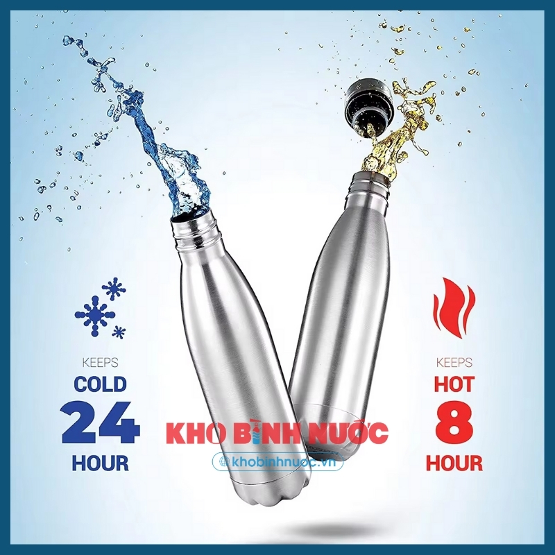 Xưởng cung cấp bình giữ nhiệt - In logo bình giữ nhiệt giá rẻ